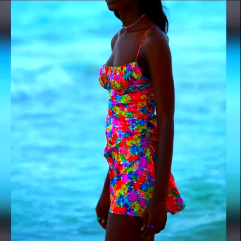 last 1❣️ FOR LOVE & LEMONS Merrill Mini Dress